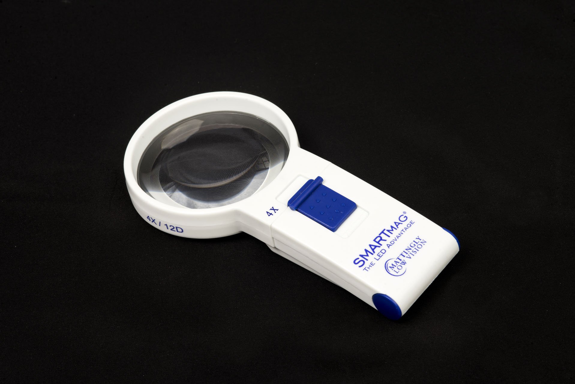 4x Illuminated Cool LED Hand-Held Magnifier