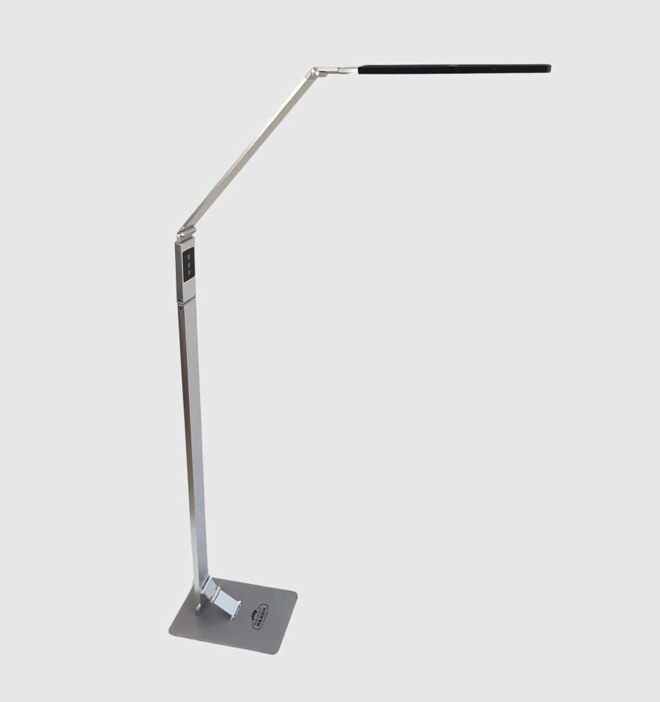 Bright Reach Floor Lamp in Silver