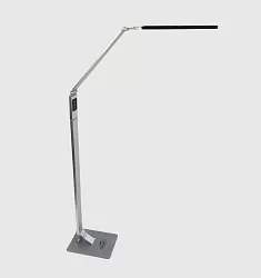 Bright Reach Floor Lamp in Silver