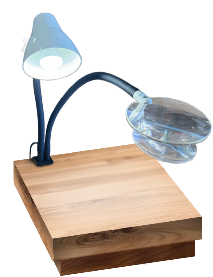 Double Arm Magnifing Clamp Lamp (14" and 18")