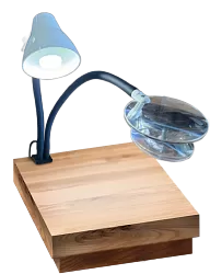 Double Arm Magnifing Clamp Lamp (14" and 18")