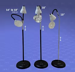 Double Arm Magnifying Floor Lamp (14 and 18")