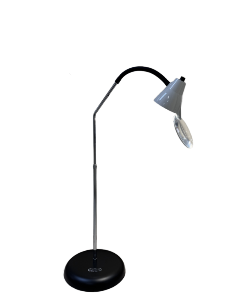 Single Arm Magnifying Floor Lamp (10")