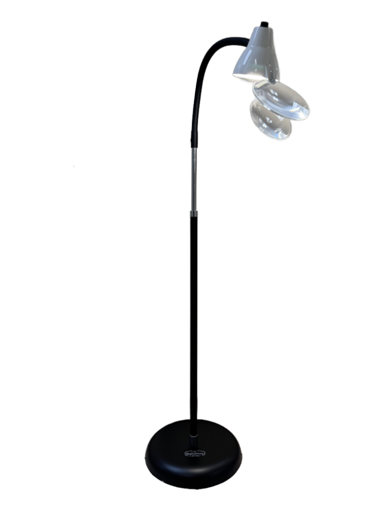Single Arm Magnifying Floor Lamp (18")