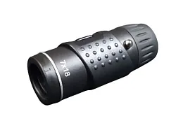 Walters 7X18 Monocular Telescope with Case and Neck Strap (One Hand Focus)