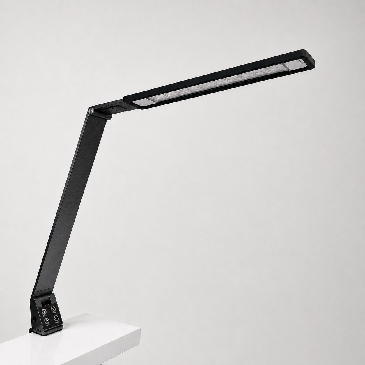 Bright Reach Clamp Lamp in Black