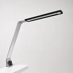 Bright Reach Clamp Lamp in Silver